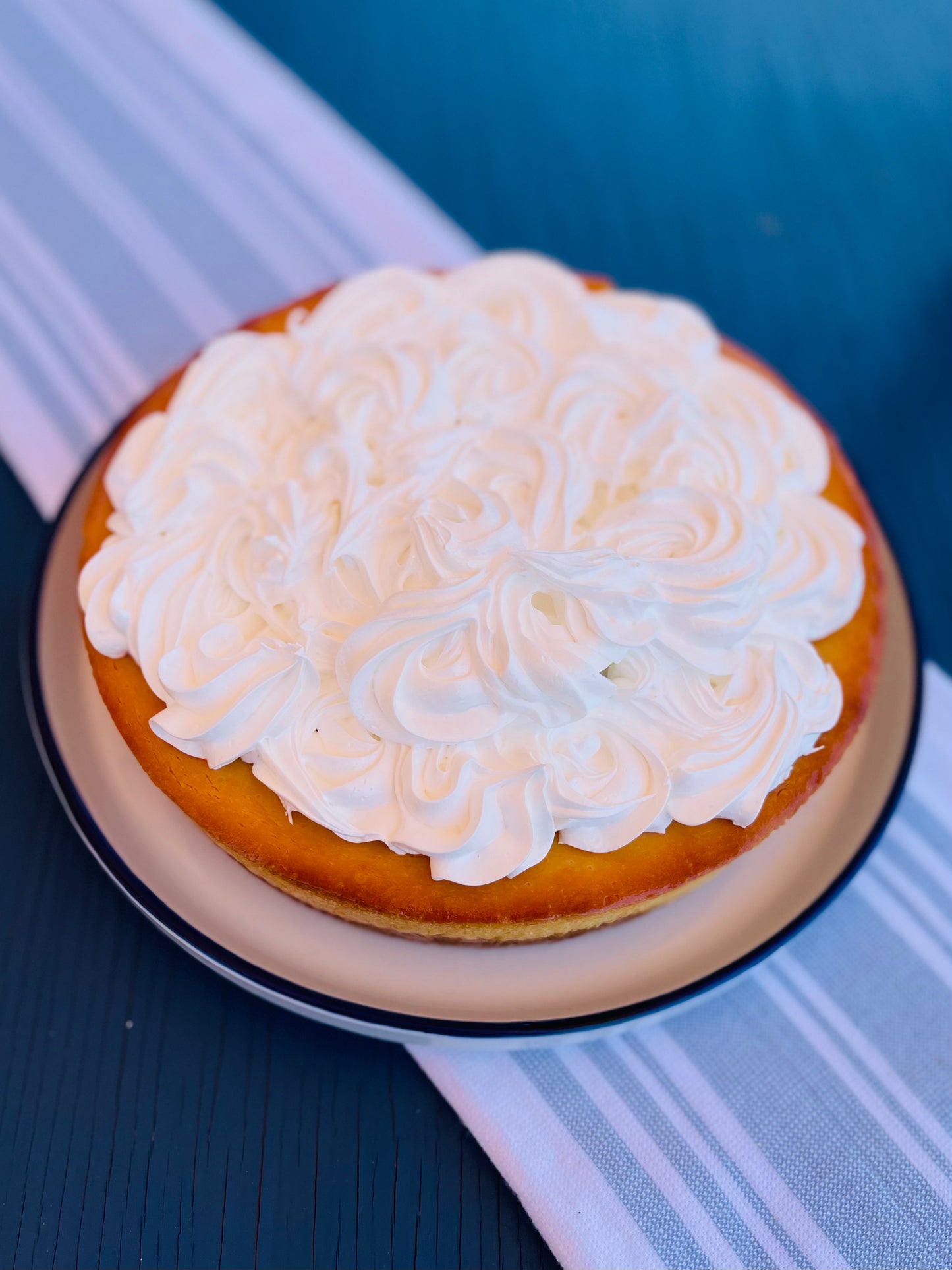 Key Lime Pie with Swiss merengue